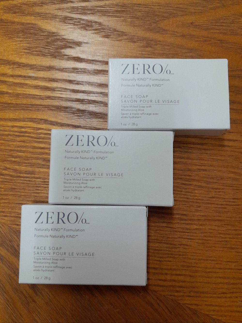 3 ZERO% Face Bar Soaps NWT Size:1 oz Gilchrist & Soames